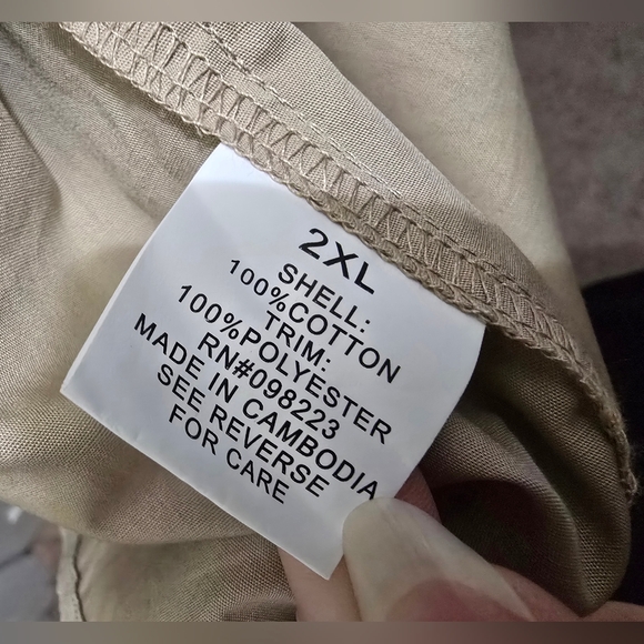 Magellan Outdoors Men's Tan Long Sleeve Fish Gear 2xl - Picture 12 of 15